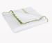 White with Grass Green Thread